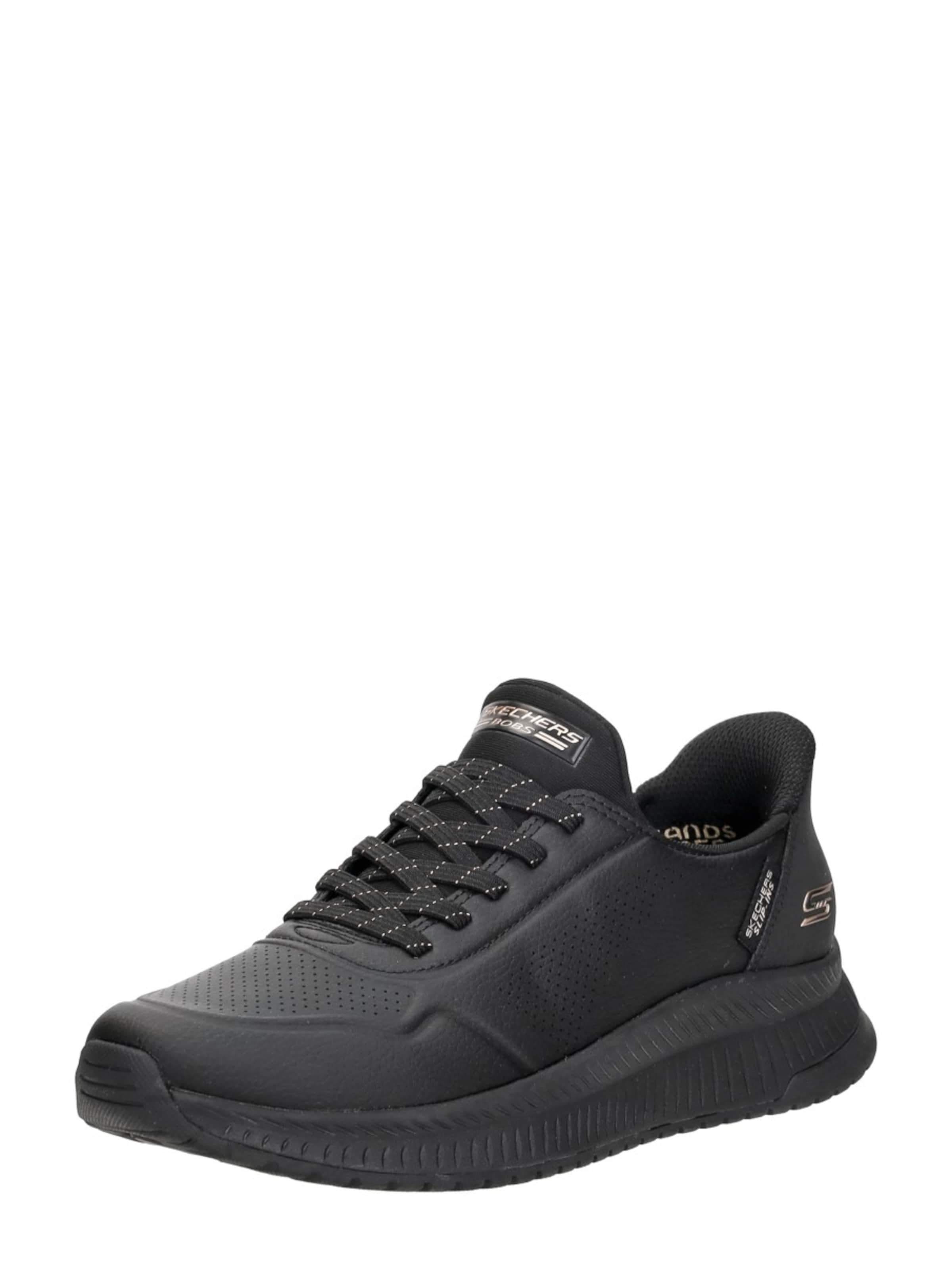 SKECHERS Sneakers laag 'Slip-Ins: Bobs Squad 4 - Key Look' in Zwart