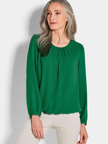 Goldner Bluse in Grün: Vorderseite