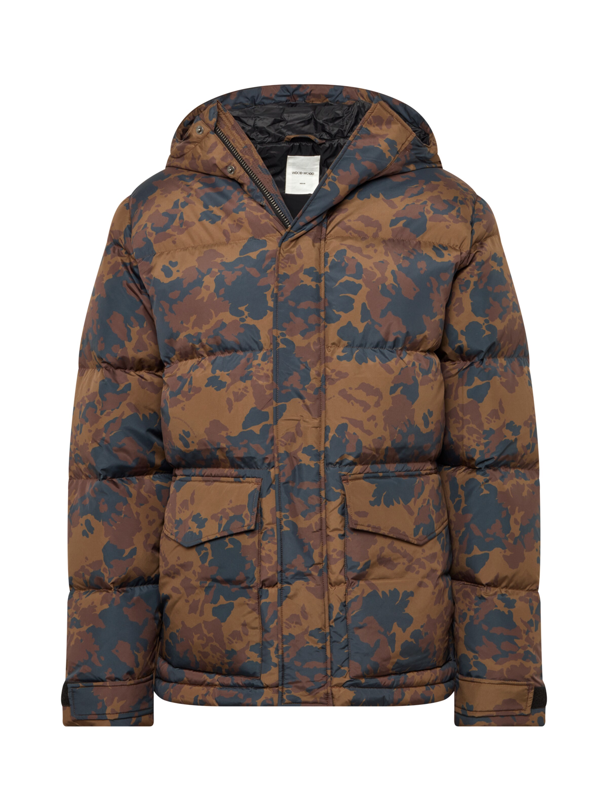 WOOD WOOD Regular fit Winter Jacket 'Sander' in Brown: front