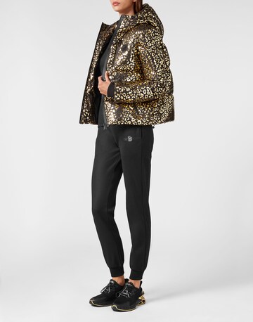 Plein Sport - Chaqueta deportiva ' Leopard ' en oro