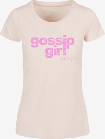 ABSOLUTE CULT Shirt 'Gossip Girl - Swirl' in Roze: voorkant
