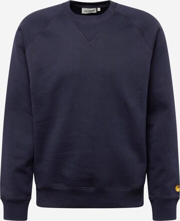 Sweat-shirt 'Chase' Carhartt WIP en bleu : devant