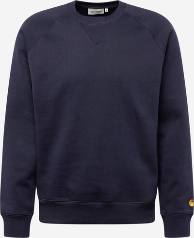 Carhartt WIP Sweatshirt 'Chase' in navy / goldgelb, Produktansicht