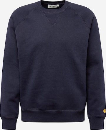 Carhartt WIP Sweatshirt 'Chase' in Blue: front