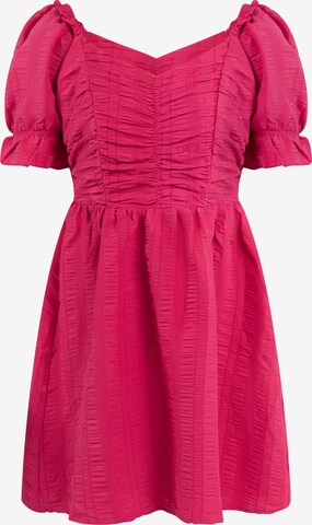 Robe IZIA en rose : devant