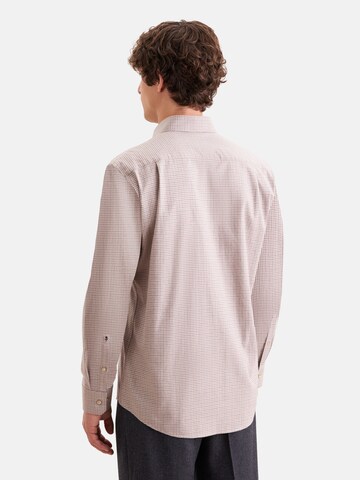 Coupe regular Chemise SEIDENSTICKER en beige