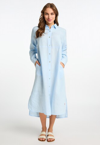 Frieda & Freddies NY A-Linien-Kleid Dress in Blau: Vorderseite
