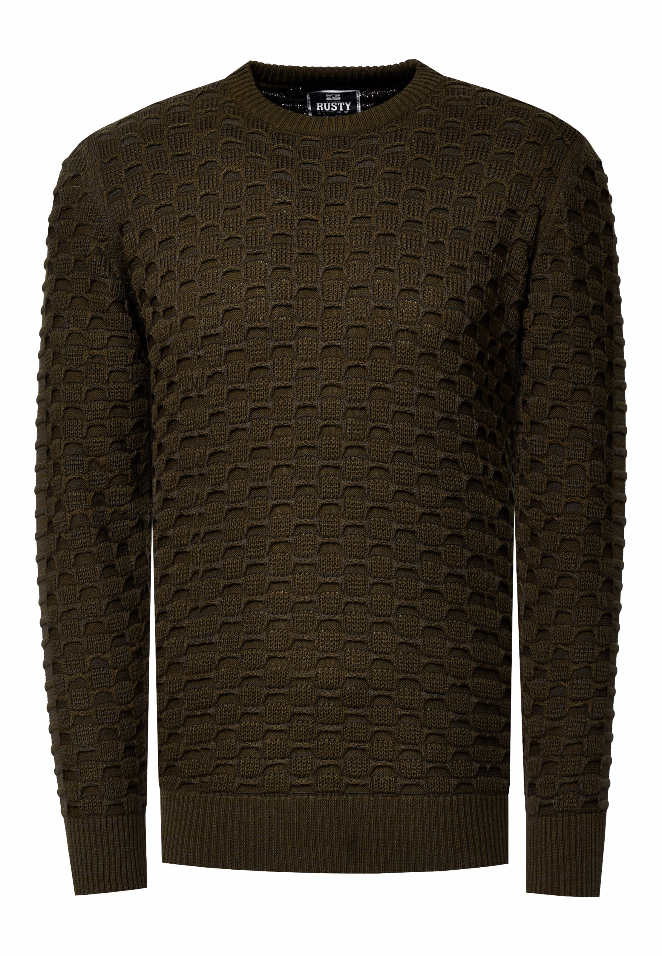 Rusty Neal Pullover in Braun: Vorderseite