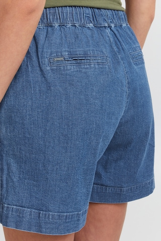 Oxmo Regular Jeansshorts 'Lillith' in Blau