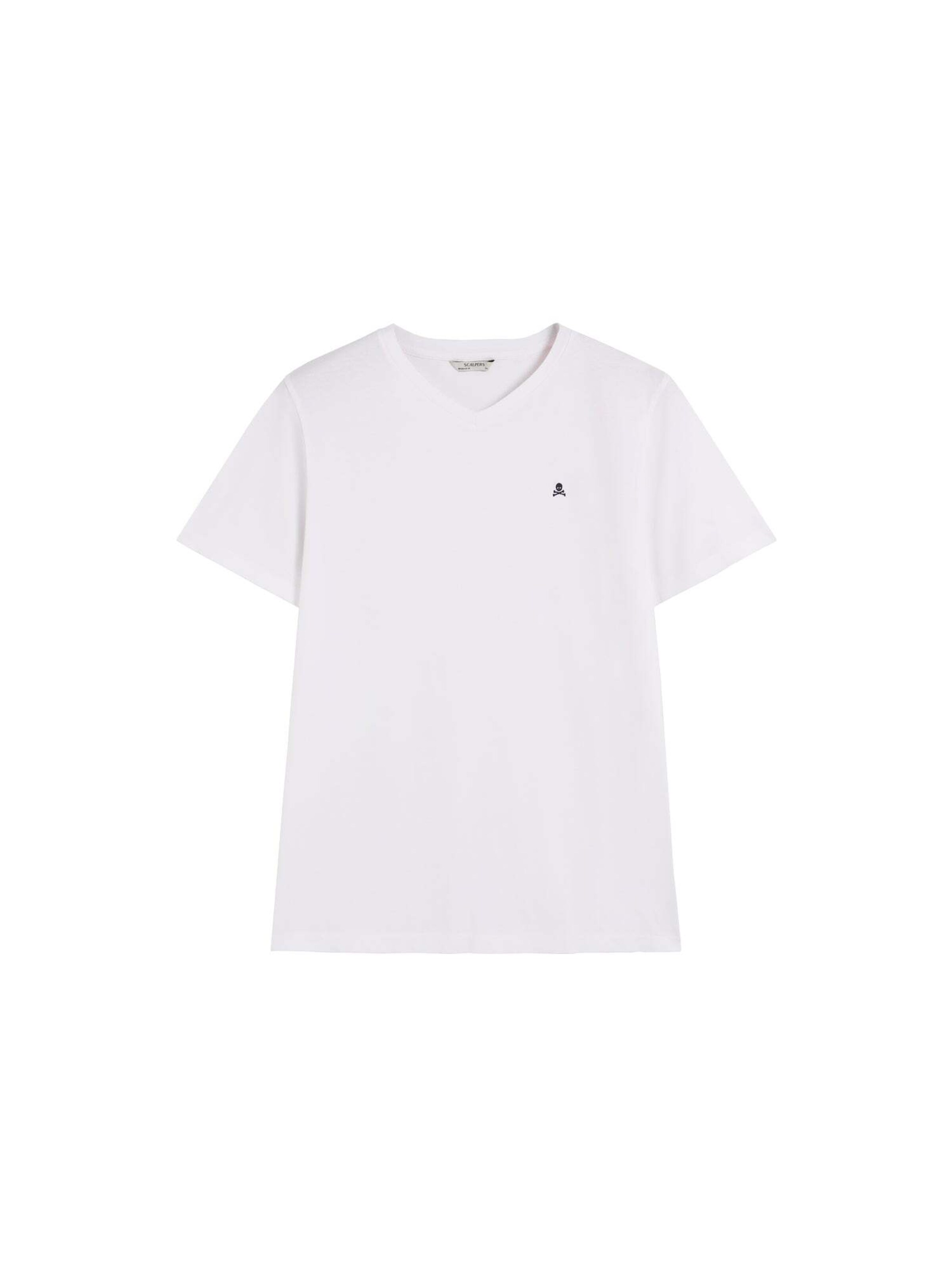 Scalpers Shirt in Wit: voorkant