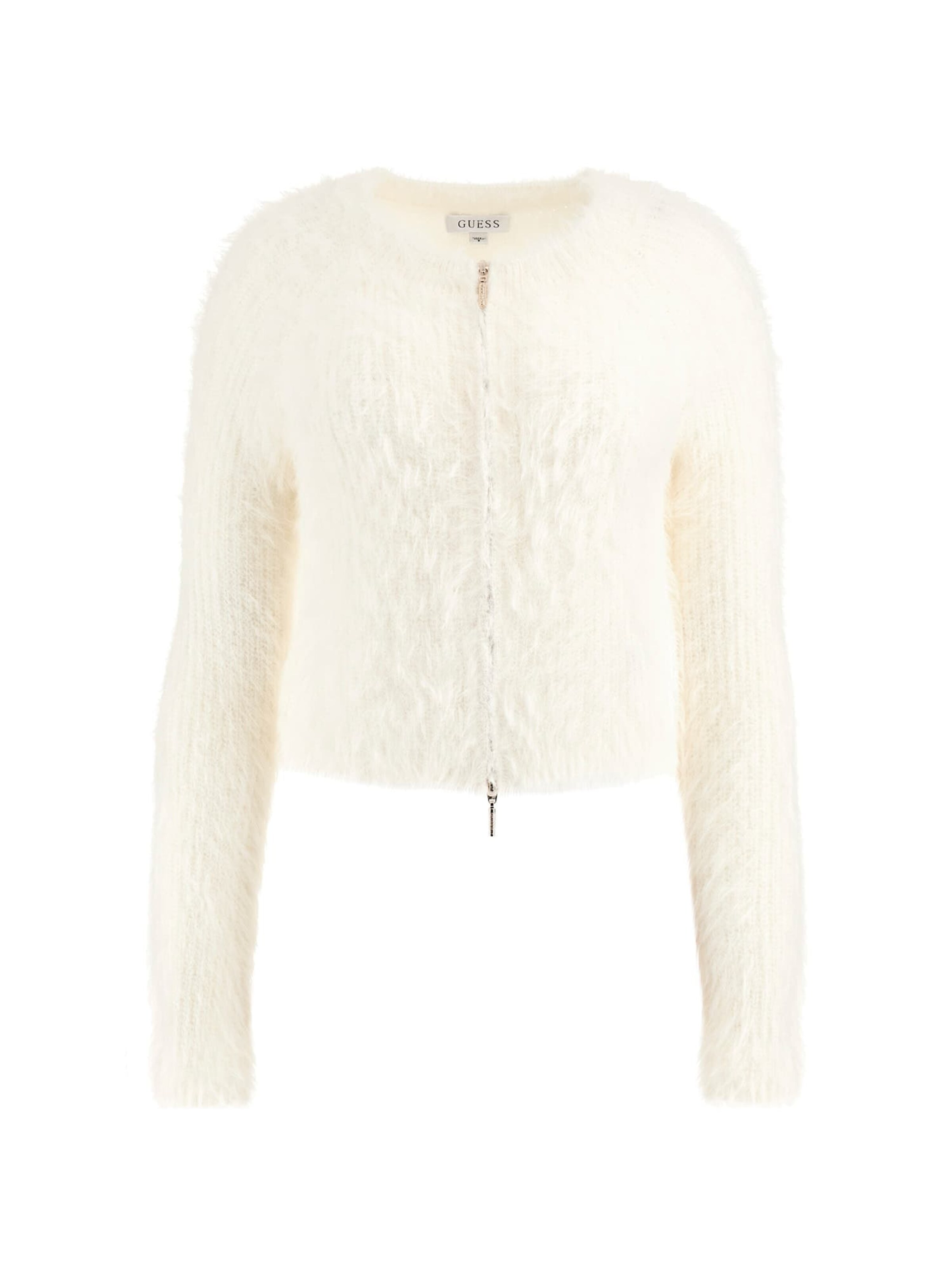 GUESS Strickjacke in Weiß: Vorderseite