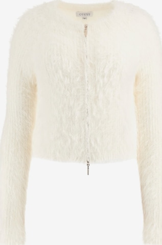 GUESS Strickjacke in Weiß: Vorderseite