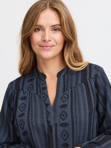 PULZ Jeans Tuniek ' PZTIONA Blouse ' in Blauw