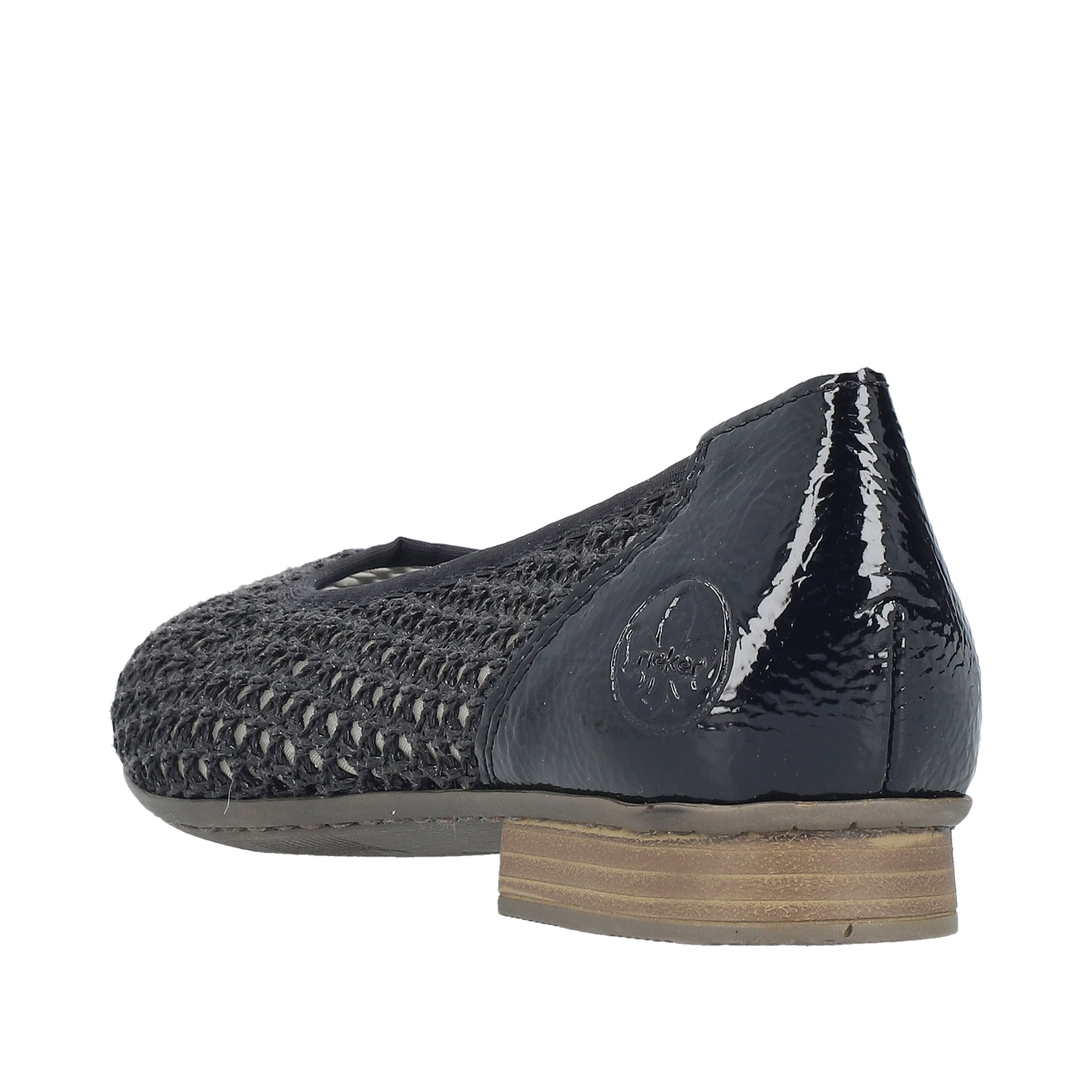 Rieker Ballerina in Schwarz