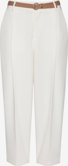 LASCANA Pantalon à plis en 34 en blanc, Vue avec produit