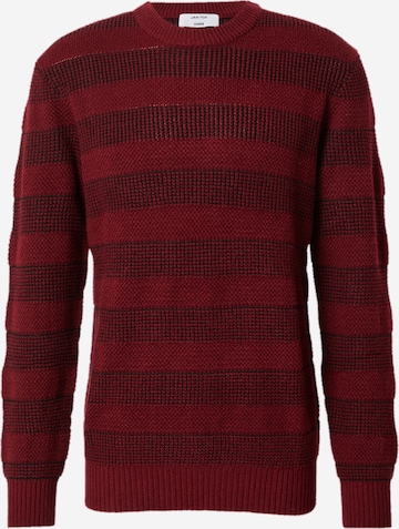 DAN FOX APPAREL Sweater 'Joost' in Red: front