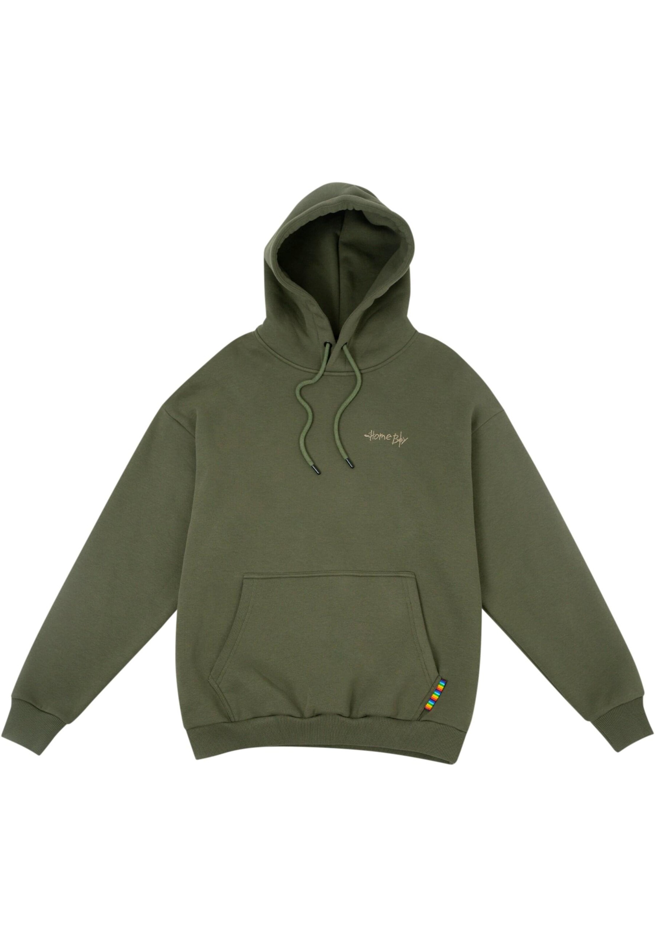 HOMEBOY Sweatshirt 'Pencil' in Groen: voorkant