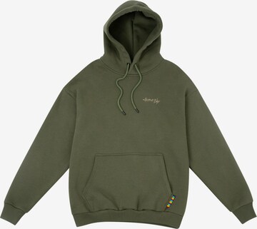 HOMEBOY Sweatshirt 'Pencil' in Green: front