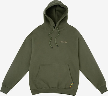 Sweat-shirt 'Pencil' HOMEBOY en vert : devant