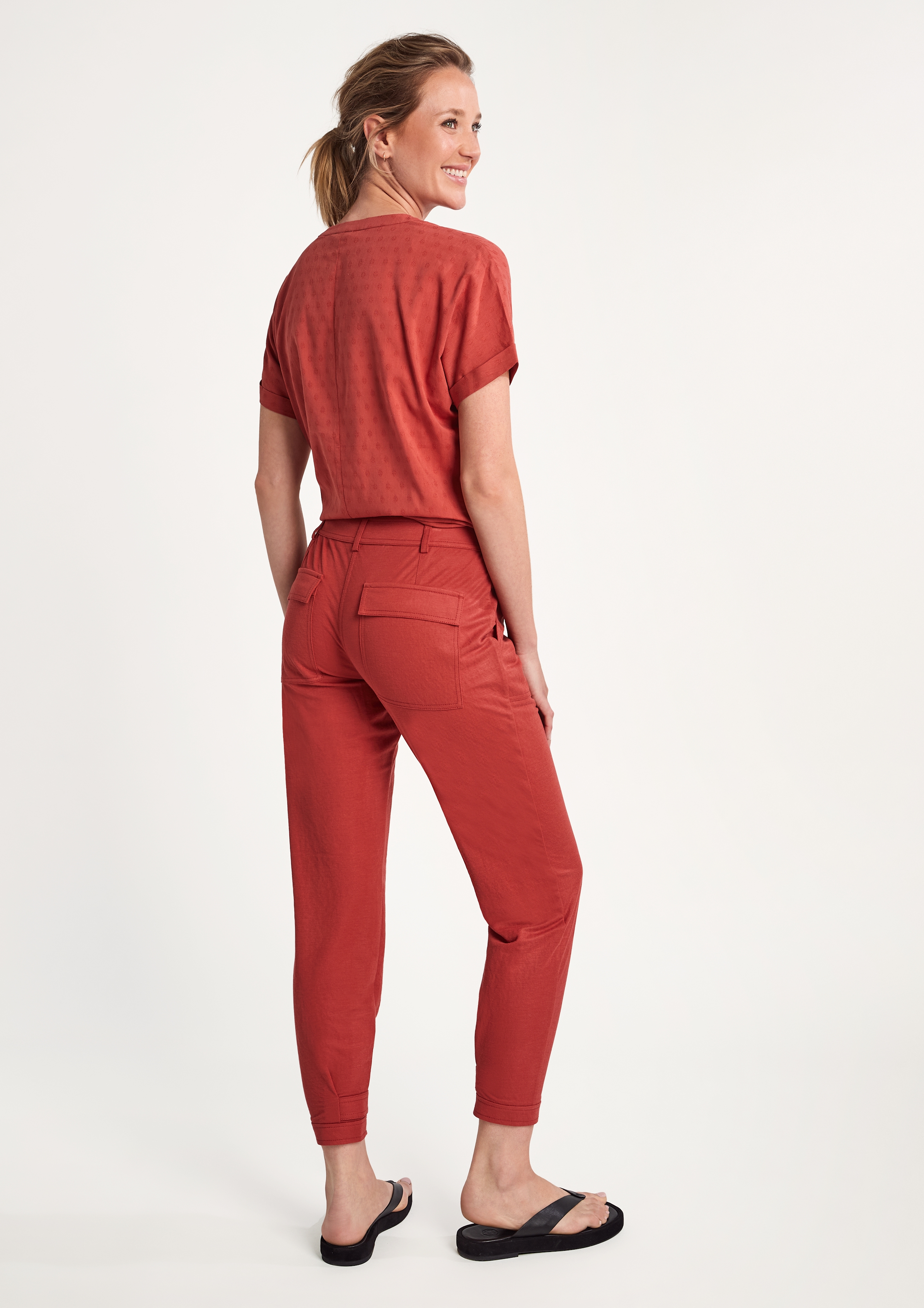 comma casual identity Hose in Rot 