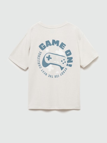 T-Shirt 'GAMEON' MANGO KIDS en beige