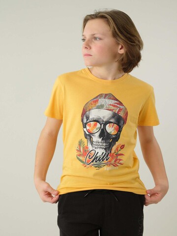 T-Shirt 'Jek' Deeluxe en jaune