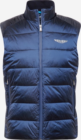 Hackett London Bodywarmer 'APEX' in Blauw: voorkant