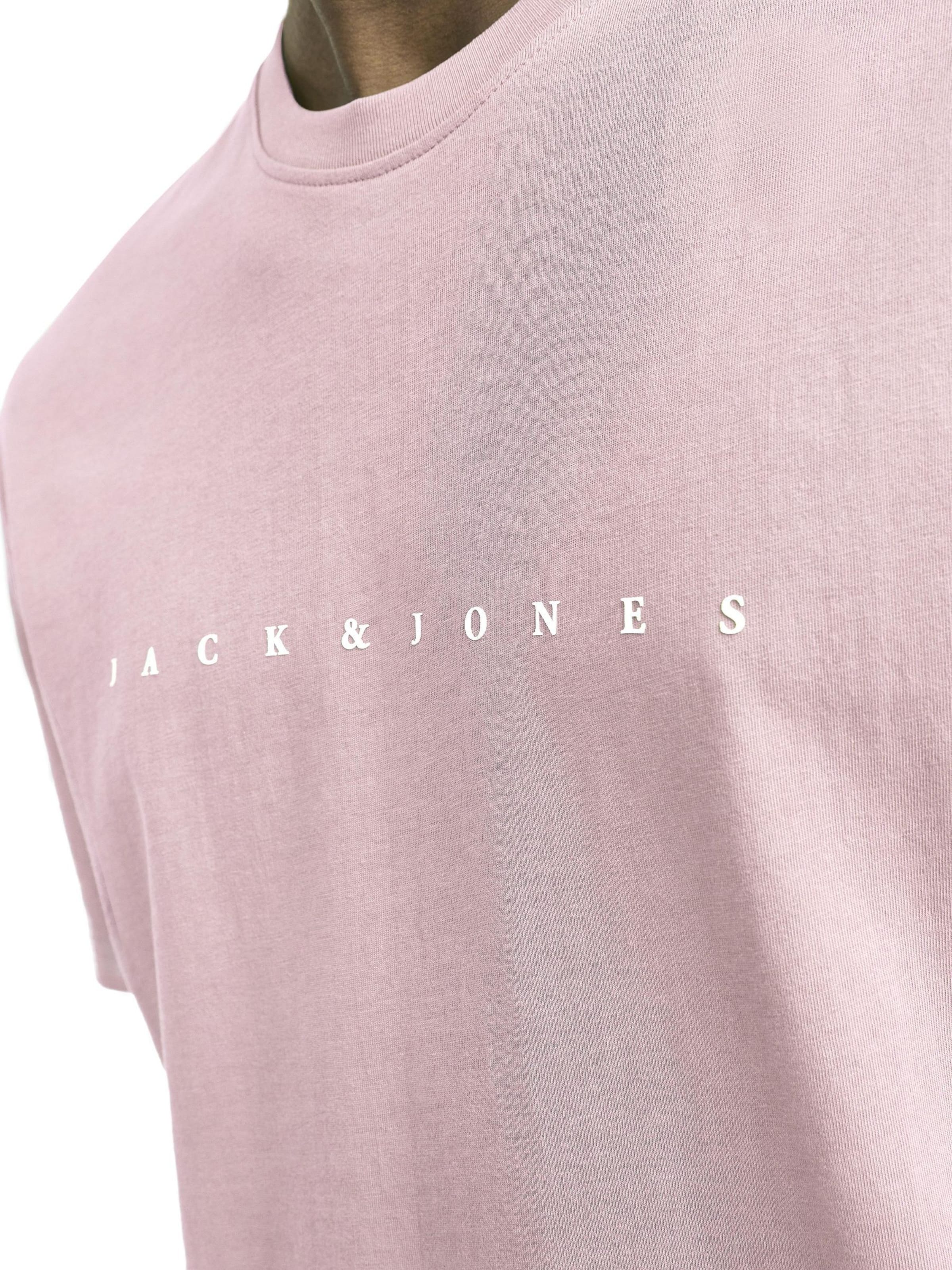 T-Shirt 'JJEStar' JACK & JONES en rose