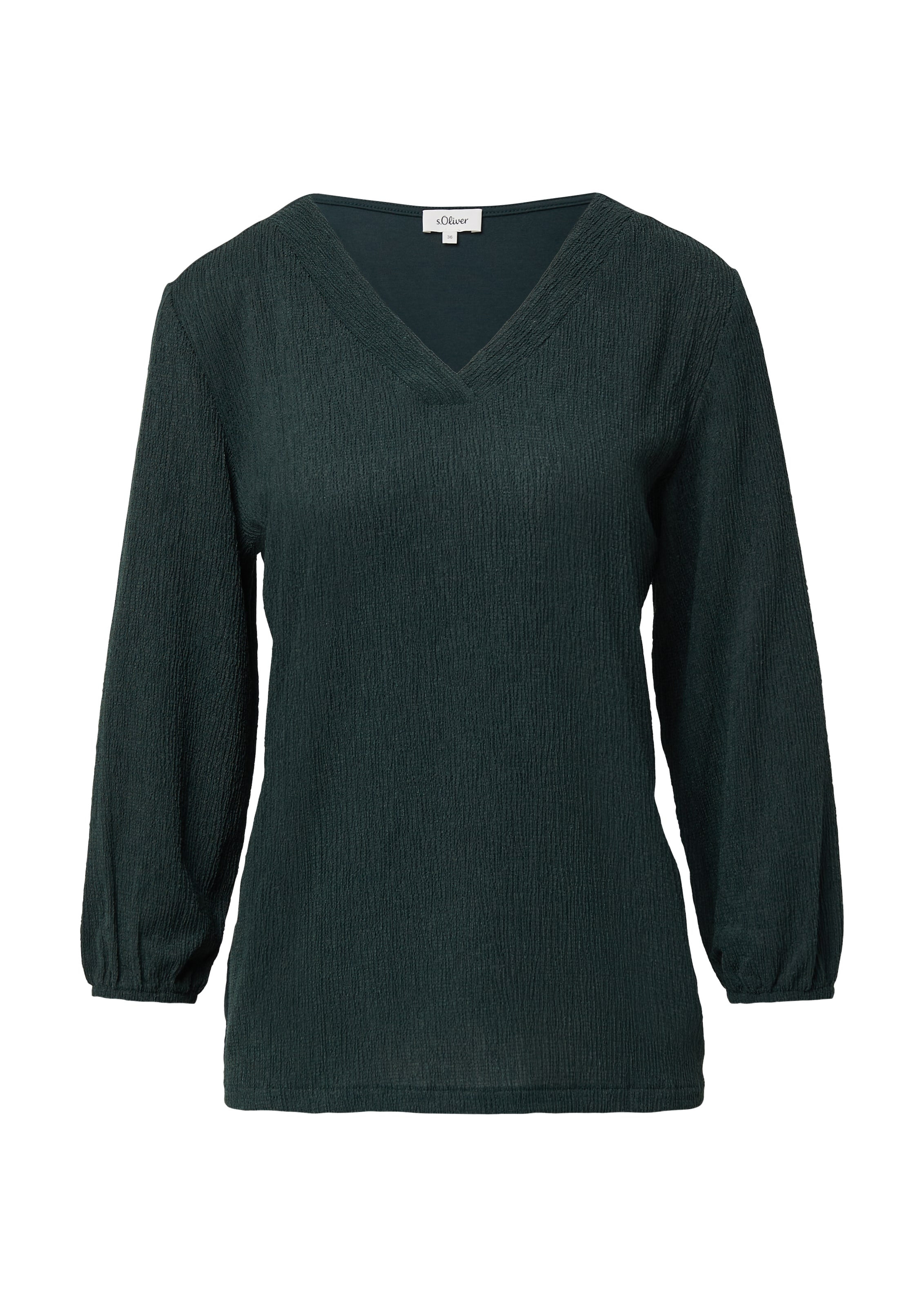 s.Oliver Μπλουζάκι σε πράσινο: μπροστά