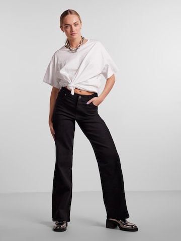 PIECES Wide leg Jeans 'Peggy' i svart