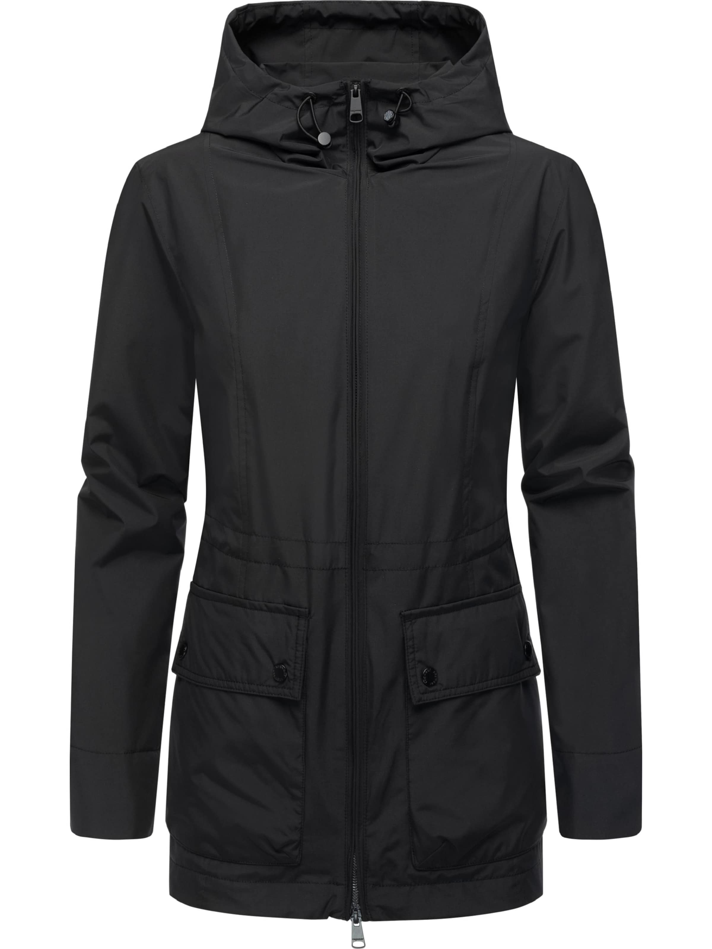 Ragwear Λειτουργικό μπουφάν &#x27;Monadetta A&#x27; σε μαύρο: μπροστά