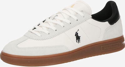 Polo Ralph Lauren Matalavartiset tennarit 'Bedford' värissä harmaa / musta / valkoinen, Tuotenäkymä