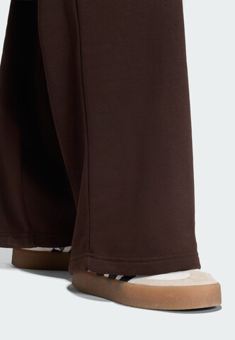 ADIDAS ORIGINALS Wide leg Trousers in Brown