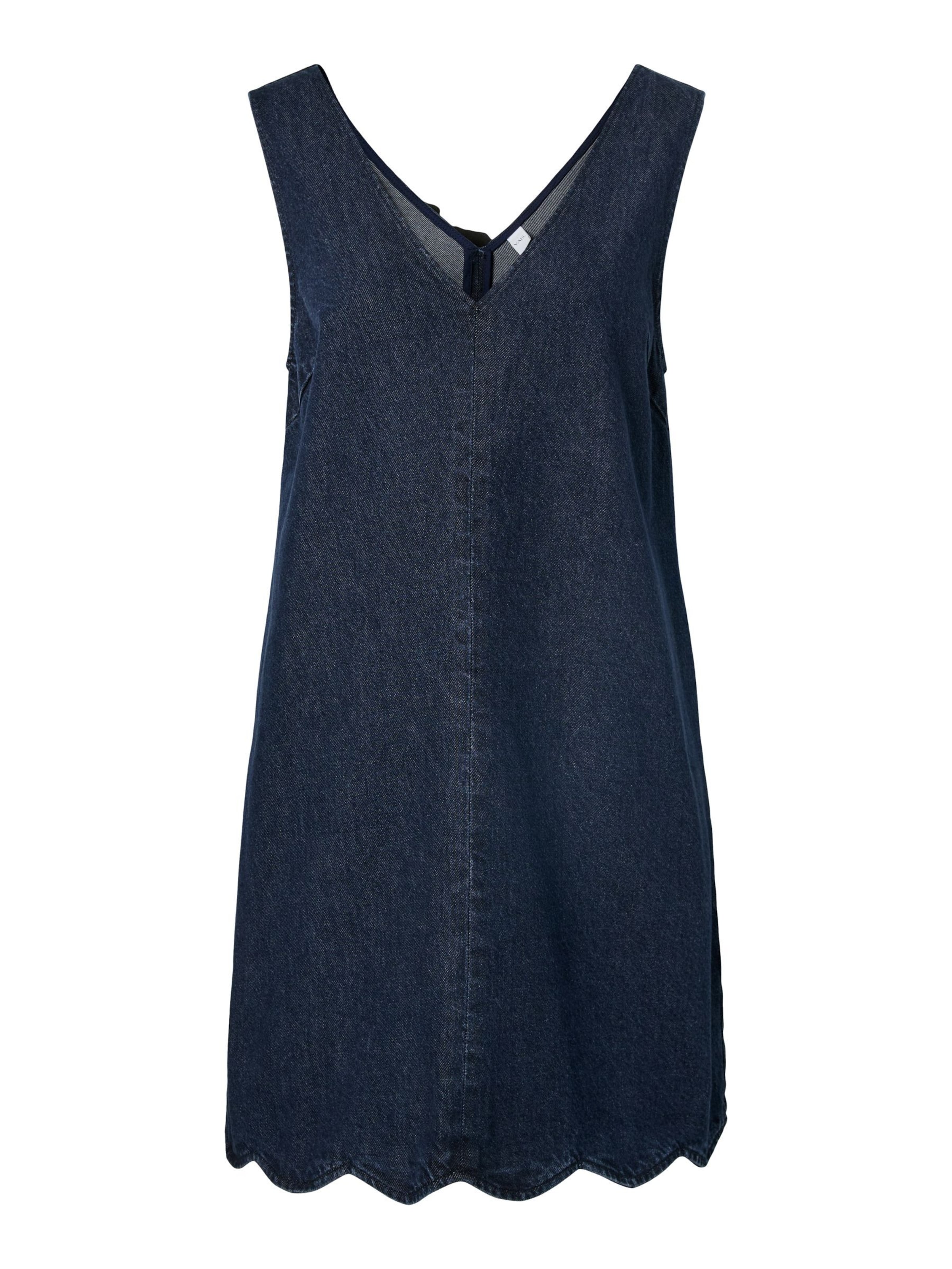 YAS Kjole 'YASScallop' i blå: forside