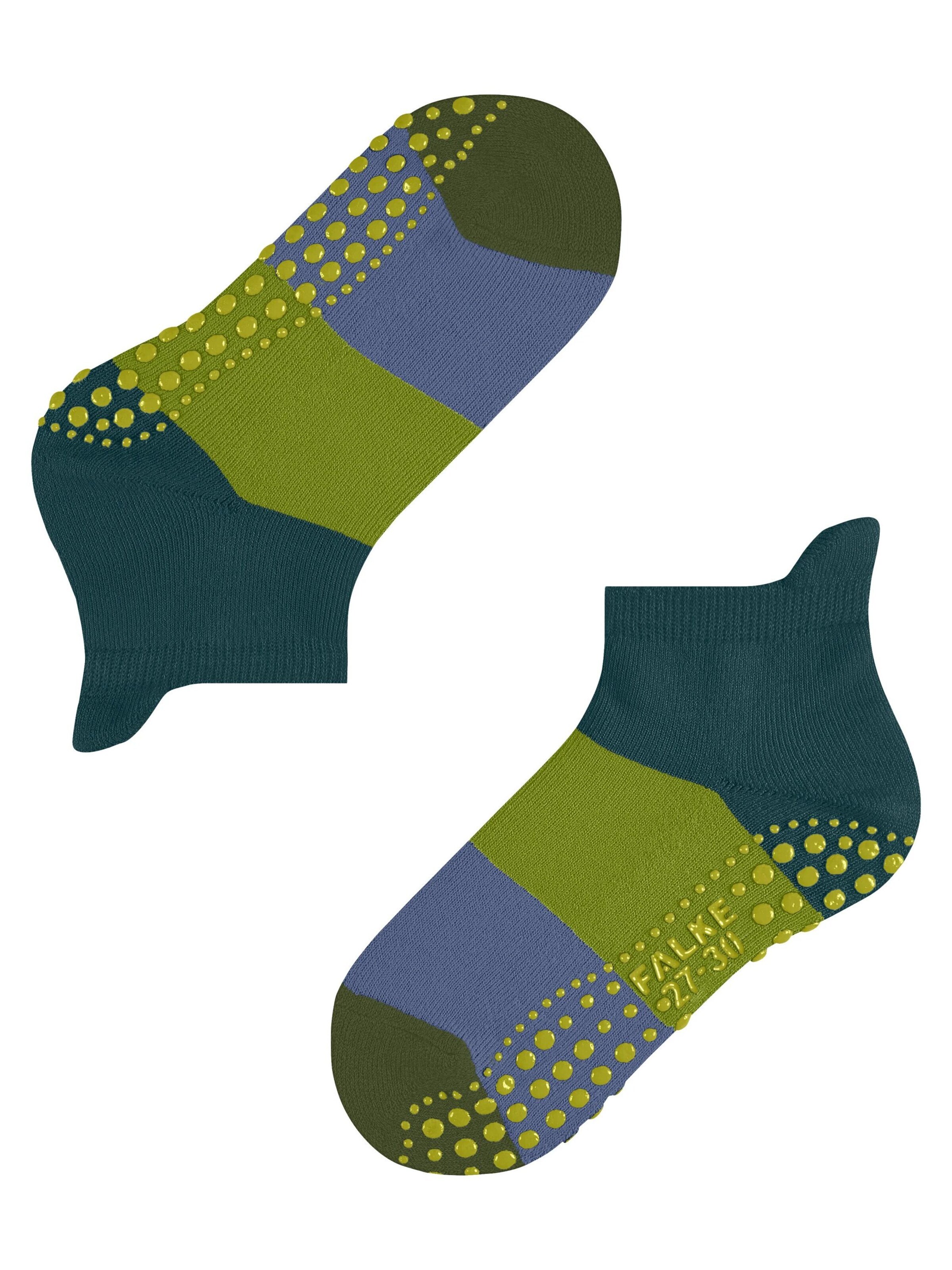 FALKE Socks 'Colour Block' in Green