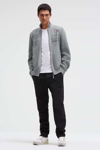 CAMP DAVID Knit Cardigan in Grey
