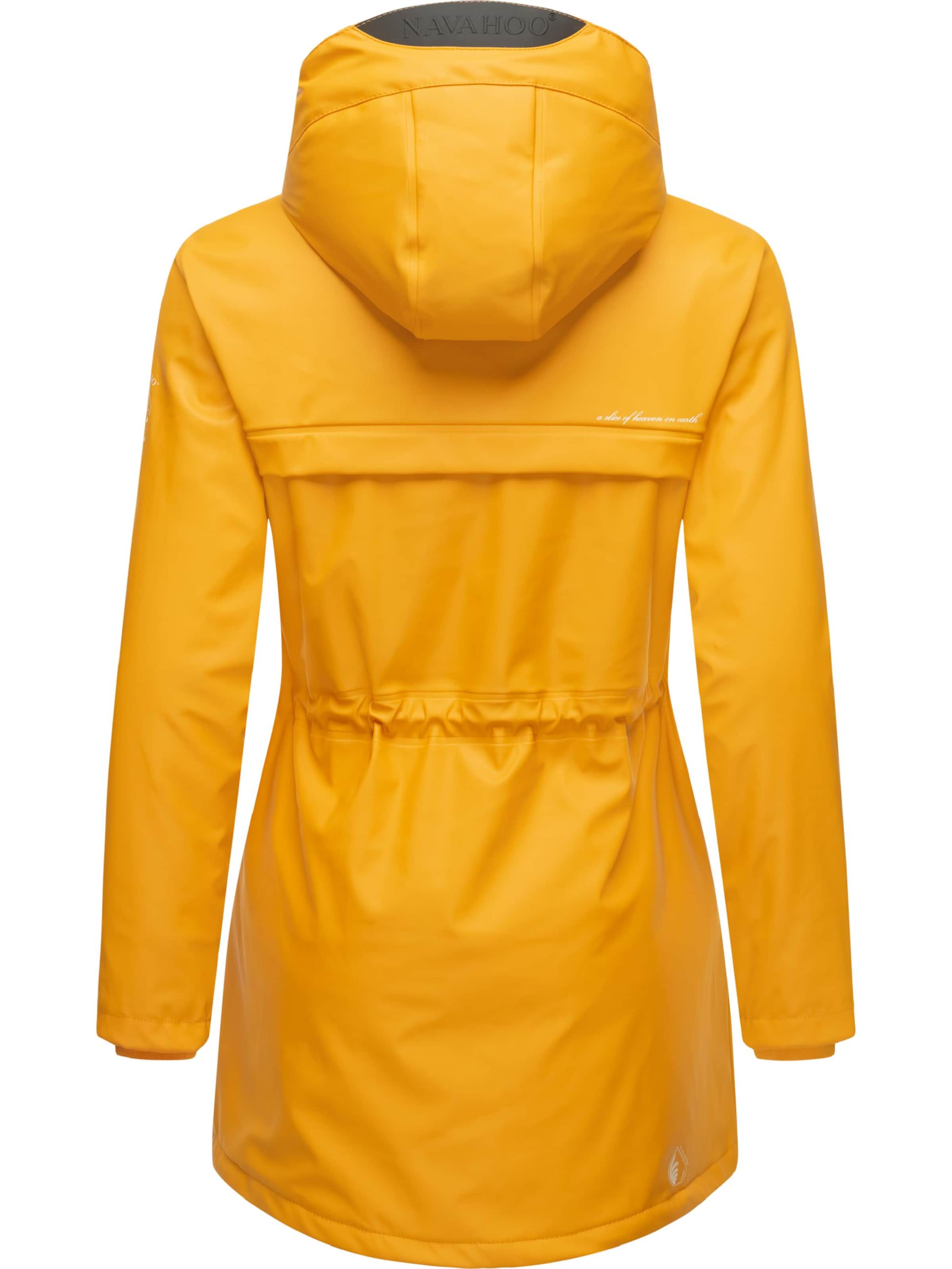 geltona NAVAHOO Demisezoninis paltas 'Rainy Forest'