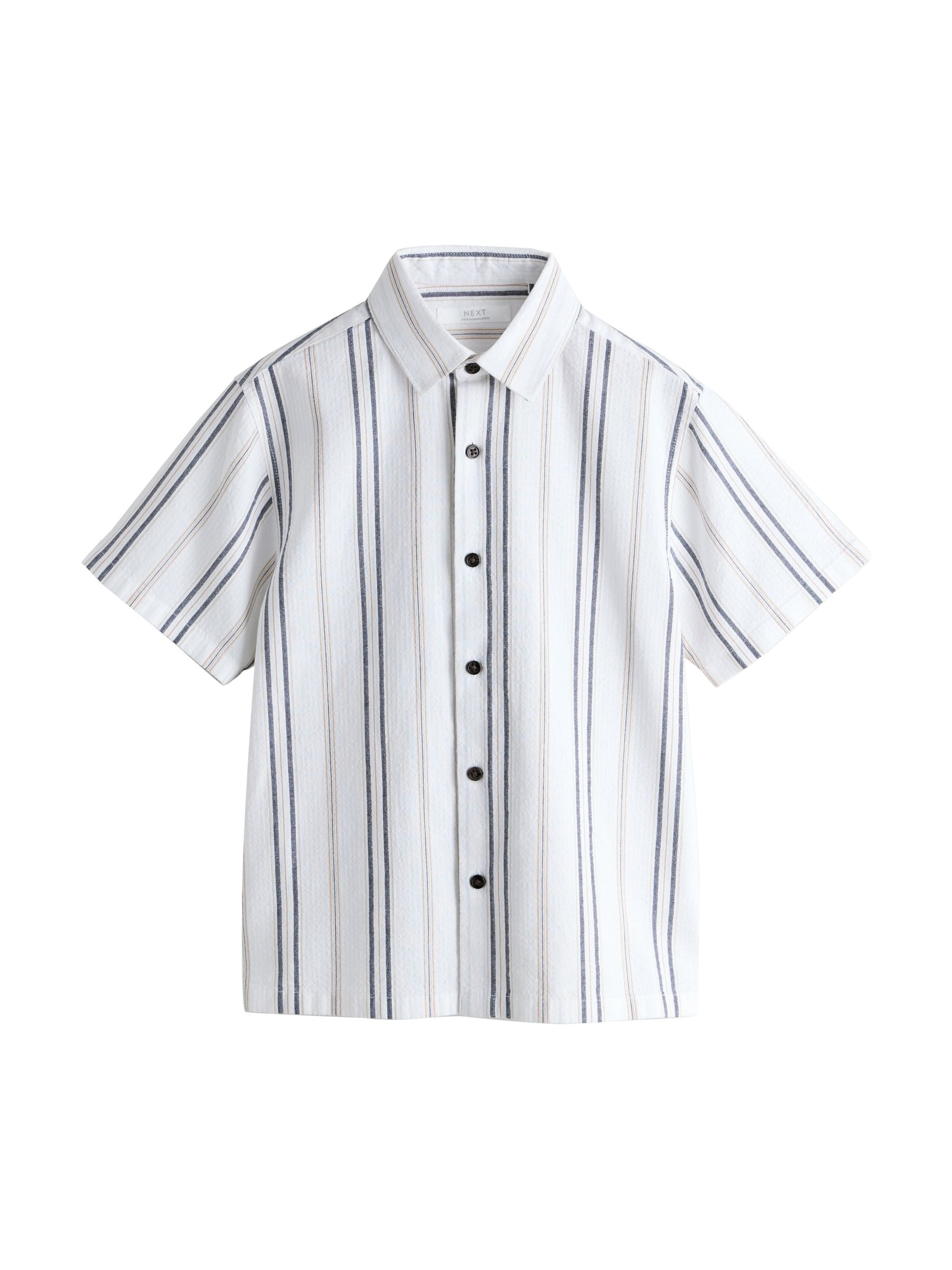 Next - Ajuste regular Camisa en blanco: frente