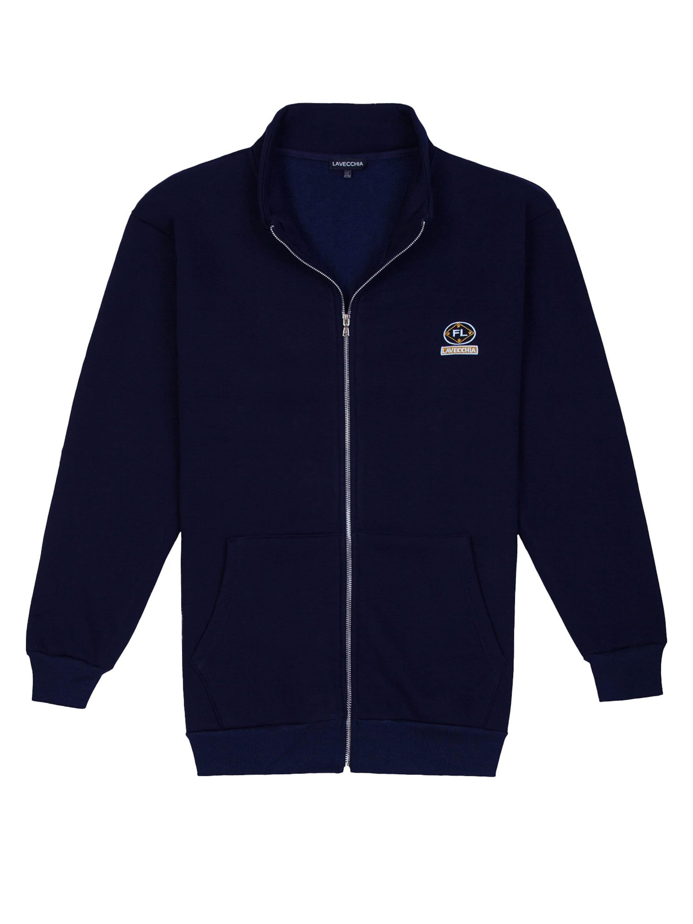 Lavecchia Sweatjacke 'LV-2027'‌‌‌‌‌‌‌ in Blau: Vorderseite