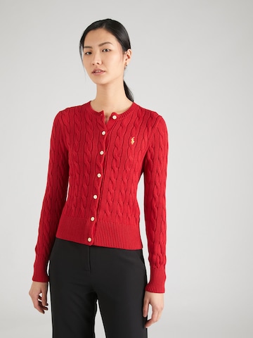 Polo Ralph Lauren Knit Cardigan in Red: front