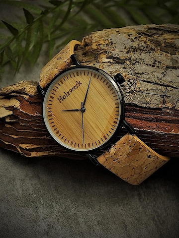 Holzwerk - Reloj analógico 'KLAARST' en beige