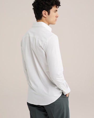 WE Fashion - Regular Fit Camisa clássica em branco