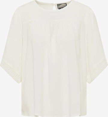 DreiMaster Vintage - Blusa en blanco: frente