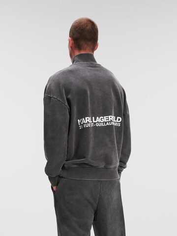 pilka Karl Lagerfeld Megztinis be užsegimo 'Rue St-Guillaume'