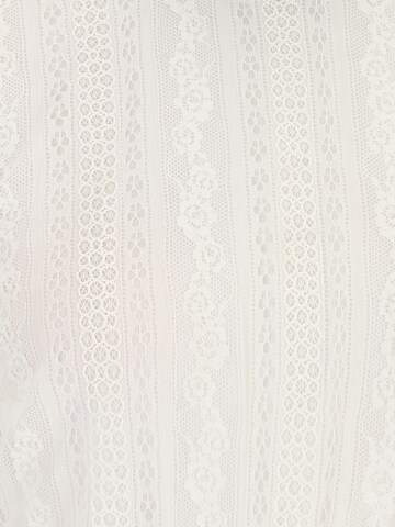 MARJO Trachten-pusero 'Luana-Dali' värissä valkoinen