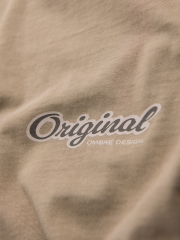 Ombre Shirt in Beige