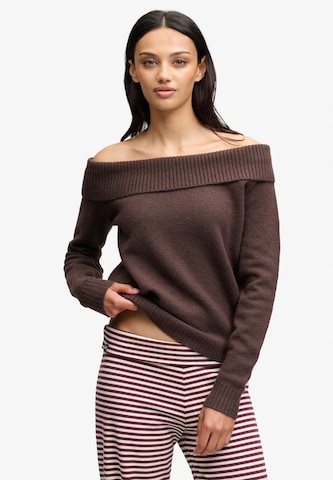 Superdry & Co Sweater in Brown: front