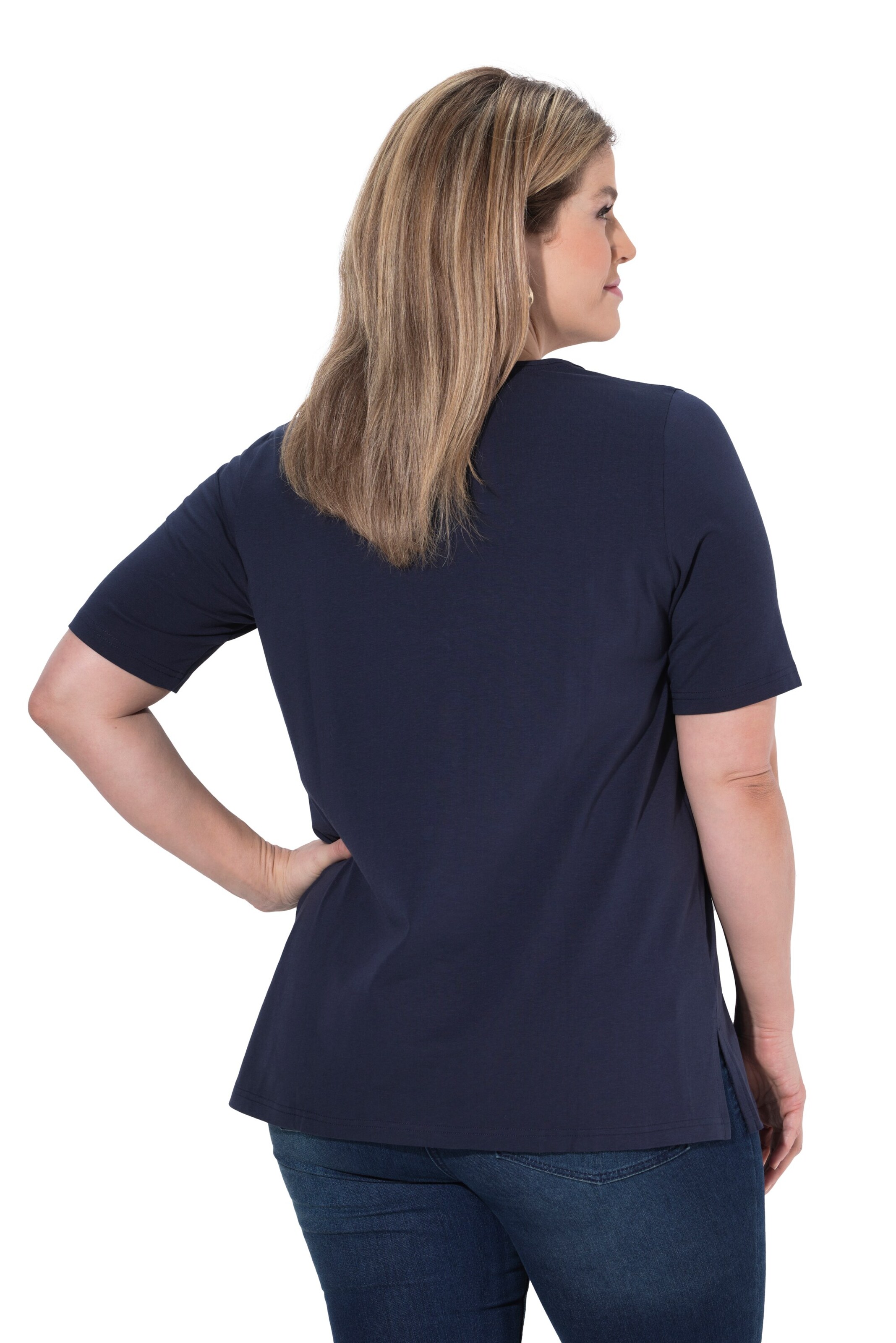 Ulla Popken Shirt in Blauw