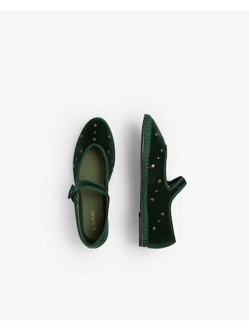 Scalpers Ballerina met riempjes ' ' in Groen: bovenkant