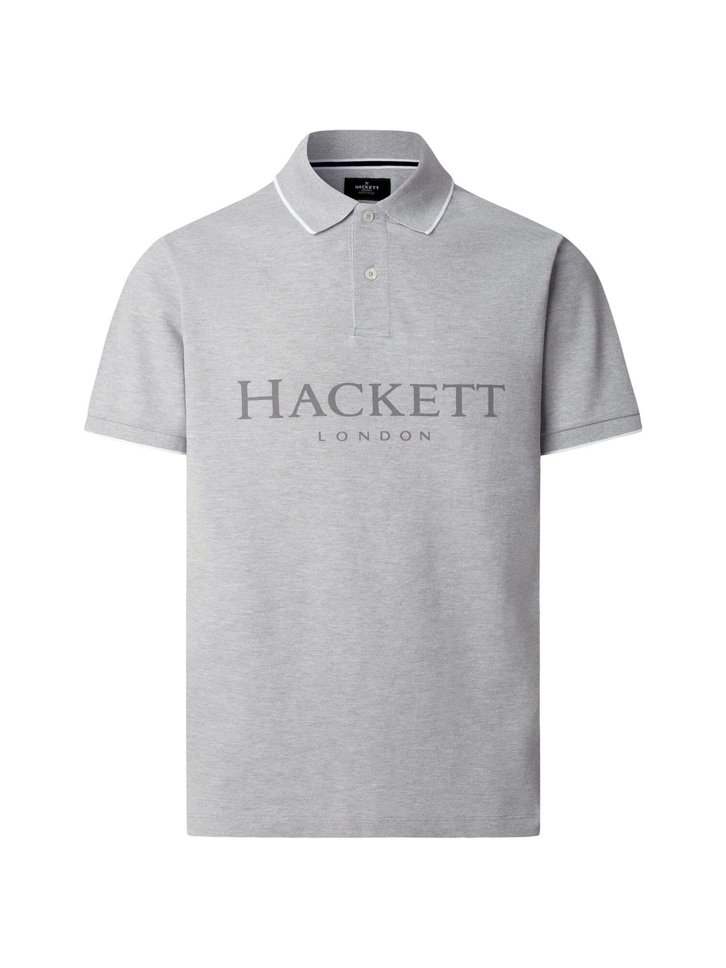 Maglietta 'HERITAGE' di Hackett London in grigio: frontale